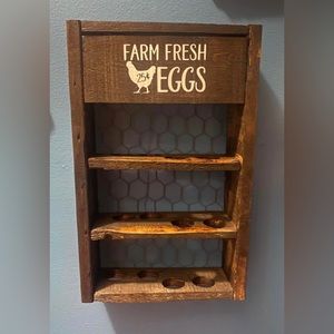 Rustic Farmhouse Fresh egg Holder